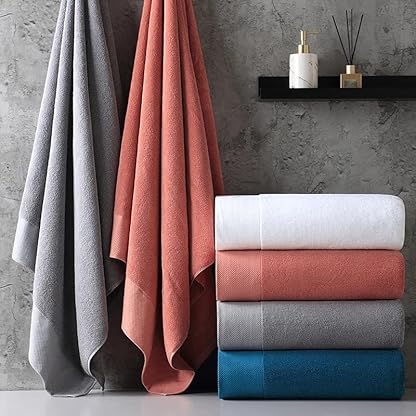Badetuch Set Handtuch für Aldult Home Wasseraufnahme weichen Waschlappen (Farbe: B, Größe: 90 x 180/cm) (D 90 x 180/cm) – Bild 3