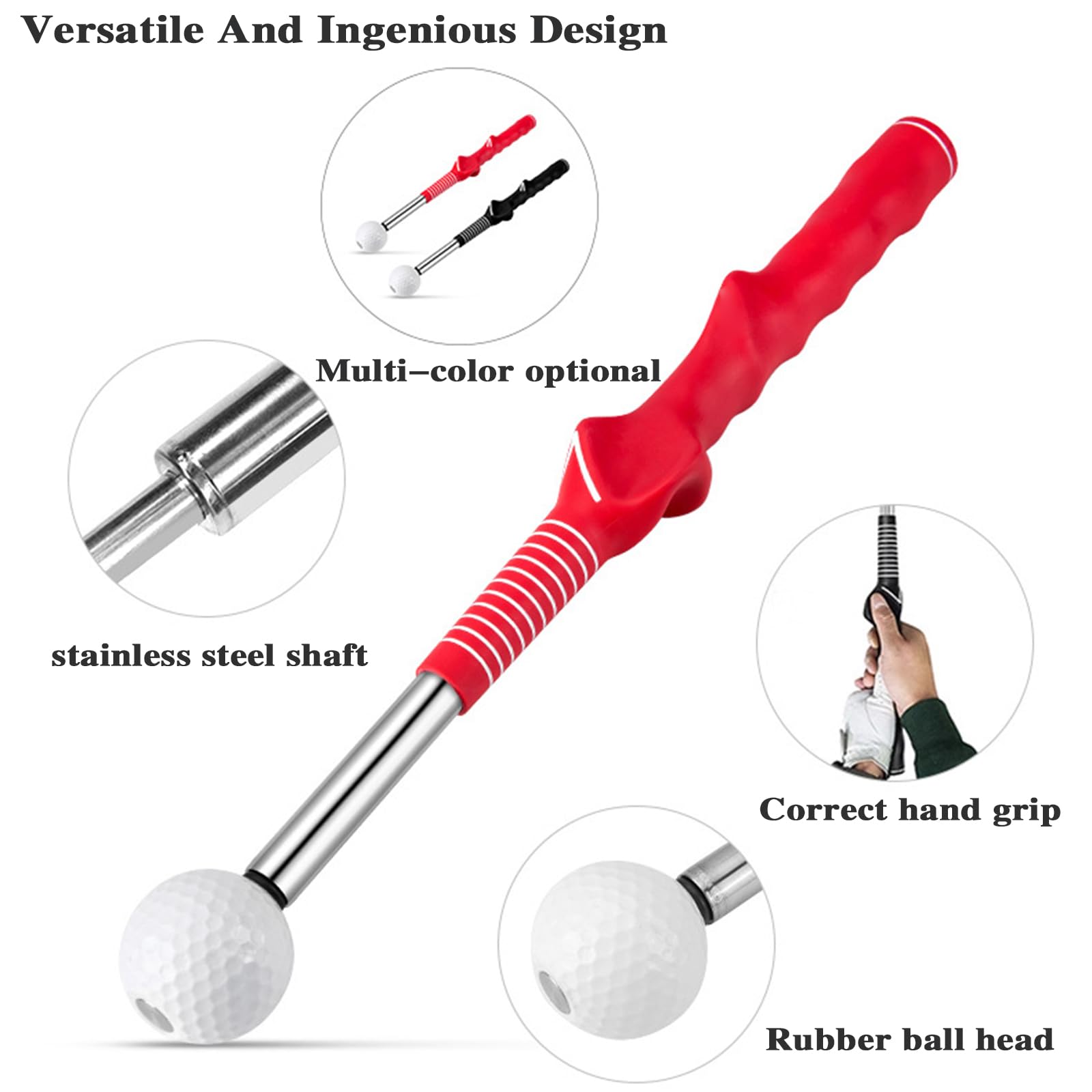 Amazon.com: Golf Swing Trainer, Golf Swing Practice Stick