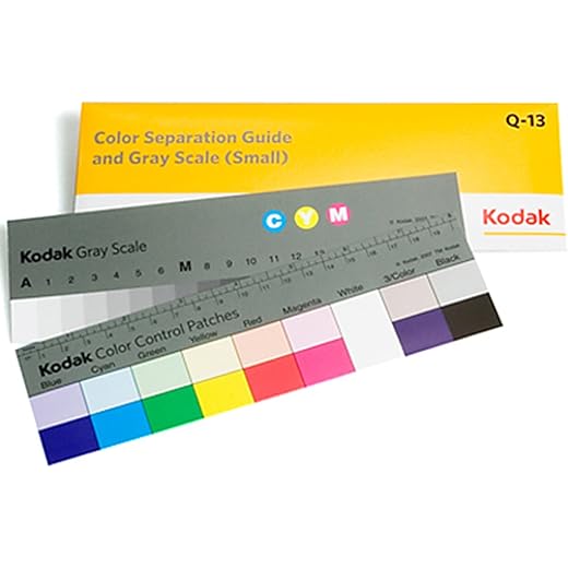 Kodak Color Separation Guide & Grayscale Q-13 8