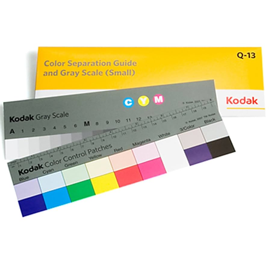 S⭐︎断捨離中 ぺページKodak Q-13 8インチ 1527654 Amazon.com: Kodak 1527654 Color Separation Guide & Grayscale