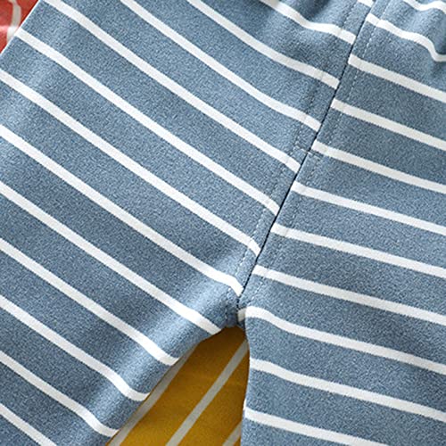Kids Girls Boys' 2-Piece Snug Fit Cotton 𝐏ajama Set Striped Sl𝐞epwear for Kids Toddler Long Sleeve 𝐏js Loung𝐞wear2