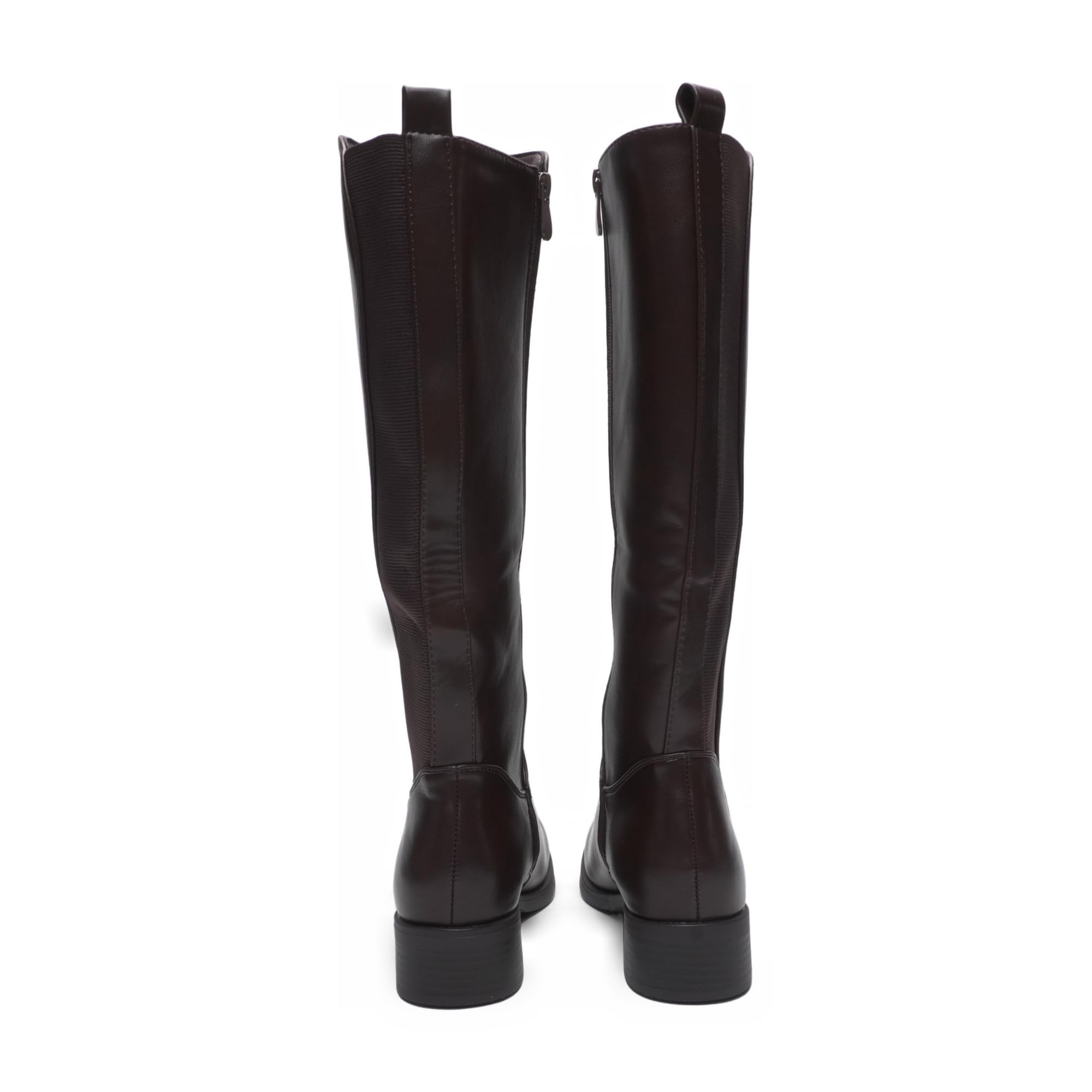 Stivali Donna al Ginocchio Tacco Basso 3,5 cm Gambale Elasticizzato