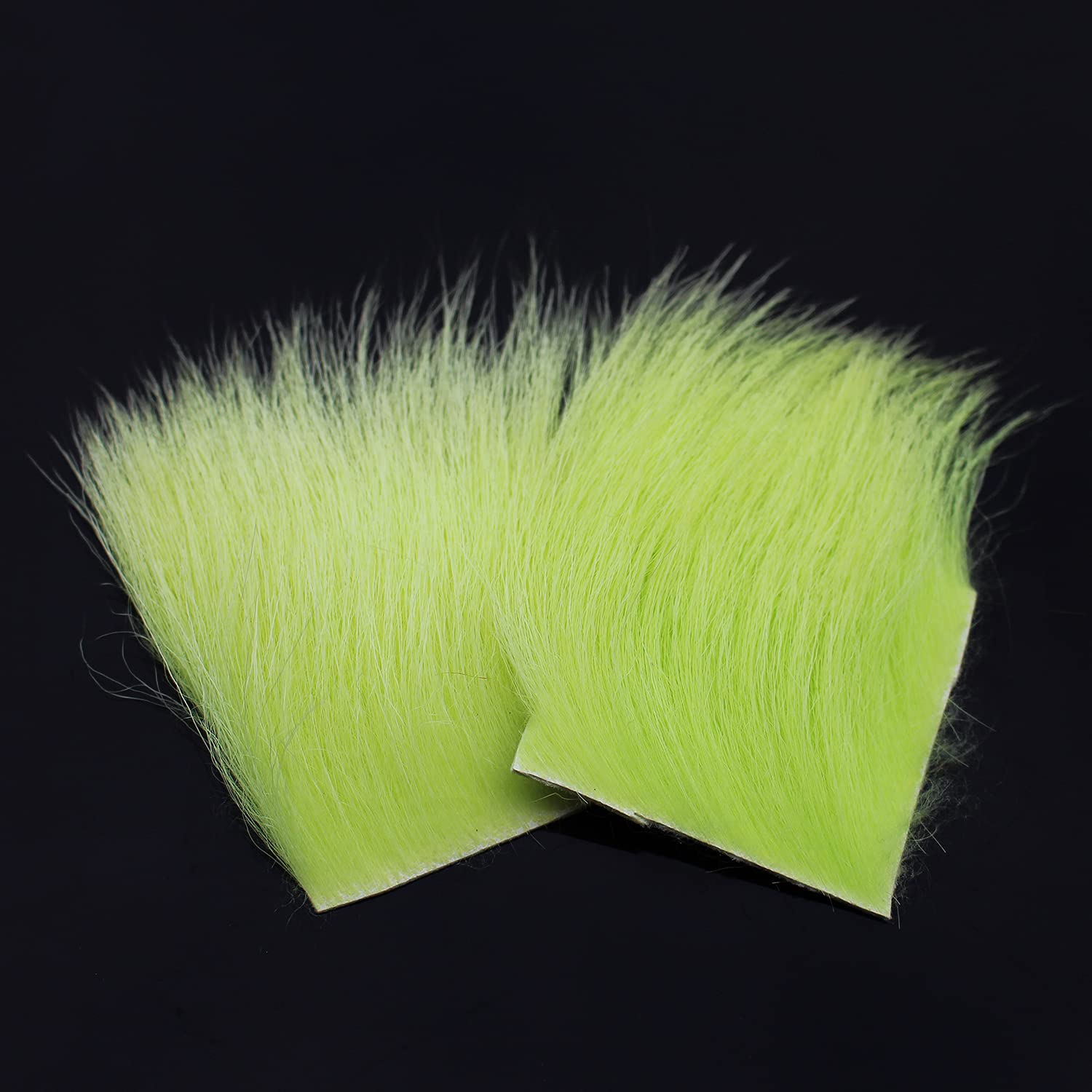 Tigofly 2 pcs/lot goat Hair Fur 6cmX6cm Dry Flies Muddlers Caddis Fly Fishing Tying Materials