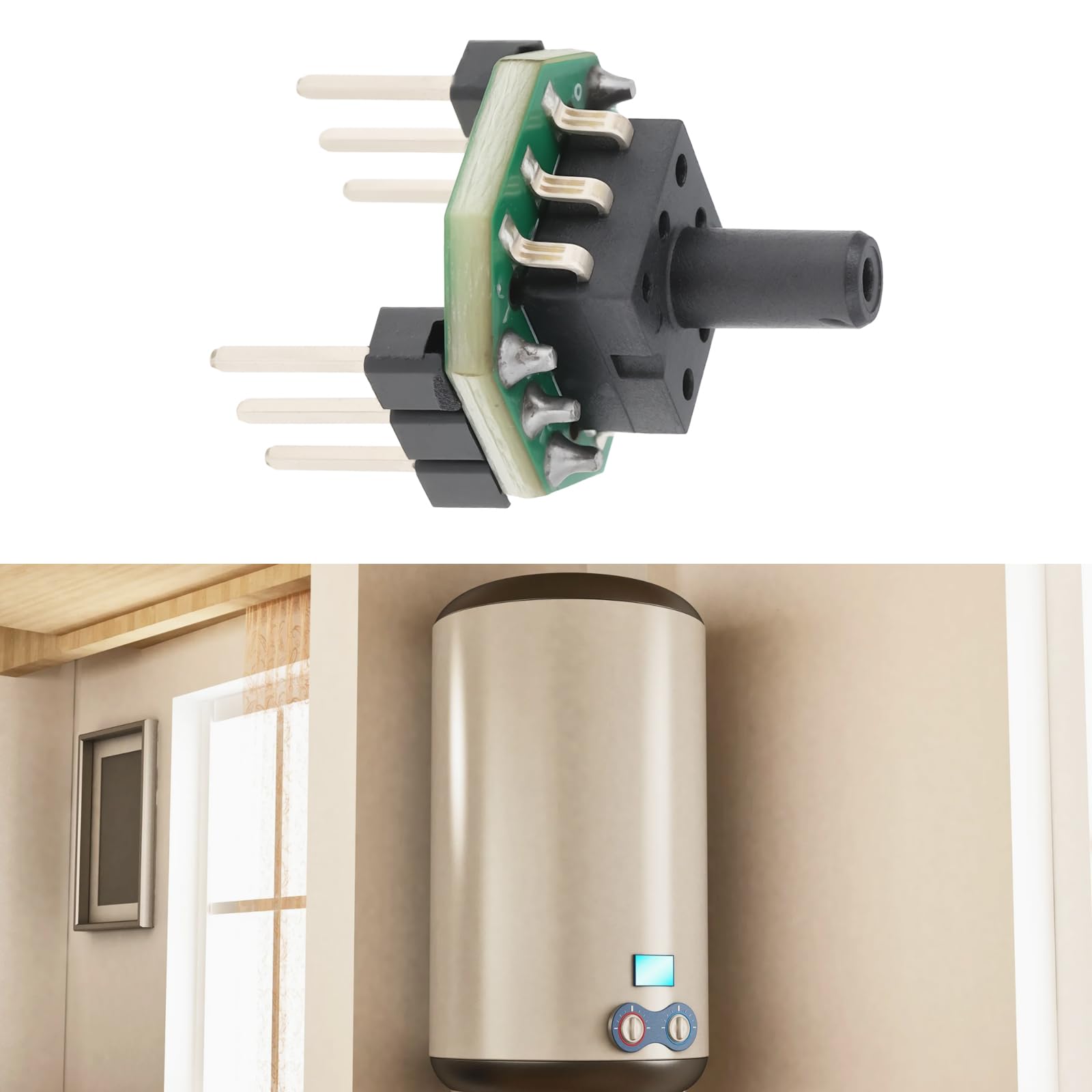 EMSea 2 Stück XGZP6847A 5V 0-40kPa Gasdruck-Transmitter-Sensormodul für Wassererhitzer Und Aktivsauerstoff-Wasseraufbereitungsanlagen