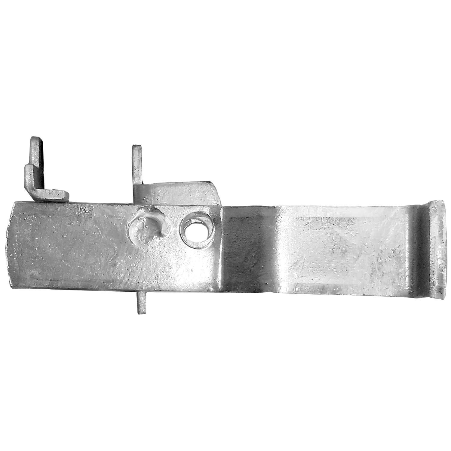 Jake Sales Pestillo de fulcrum de puerta única para valla de eslabones de cadena de 2-1/2 pulgadas. Se adapta a marcos de puerta de 1-5/8 pulgadas o 1-7/8 pulgadas. Se cierra a poste de 2-1/2