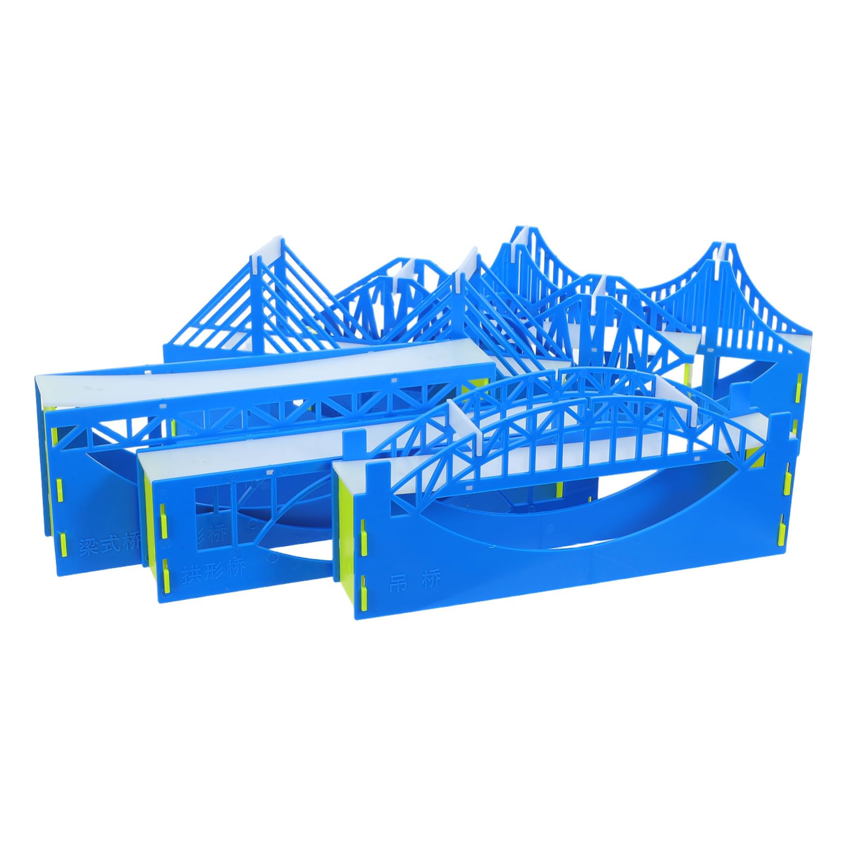 Tofficu Kit di Modellismo per Ponti con Materiale Didattico per Insegnamento di Fisica Modello Architettonico Resistente e Facile da Montare