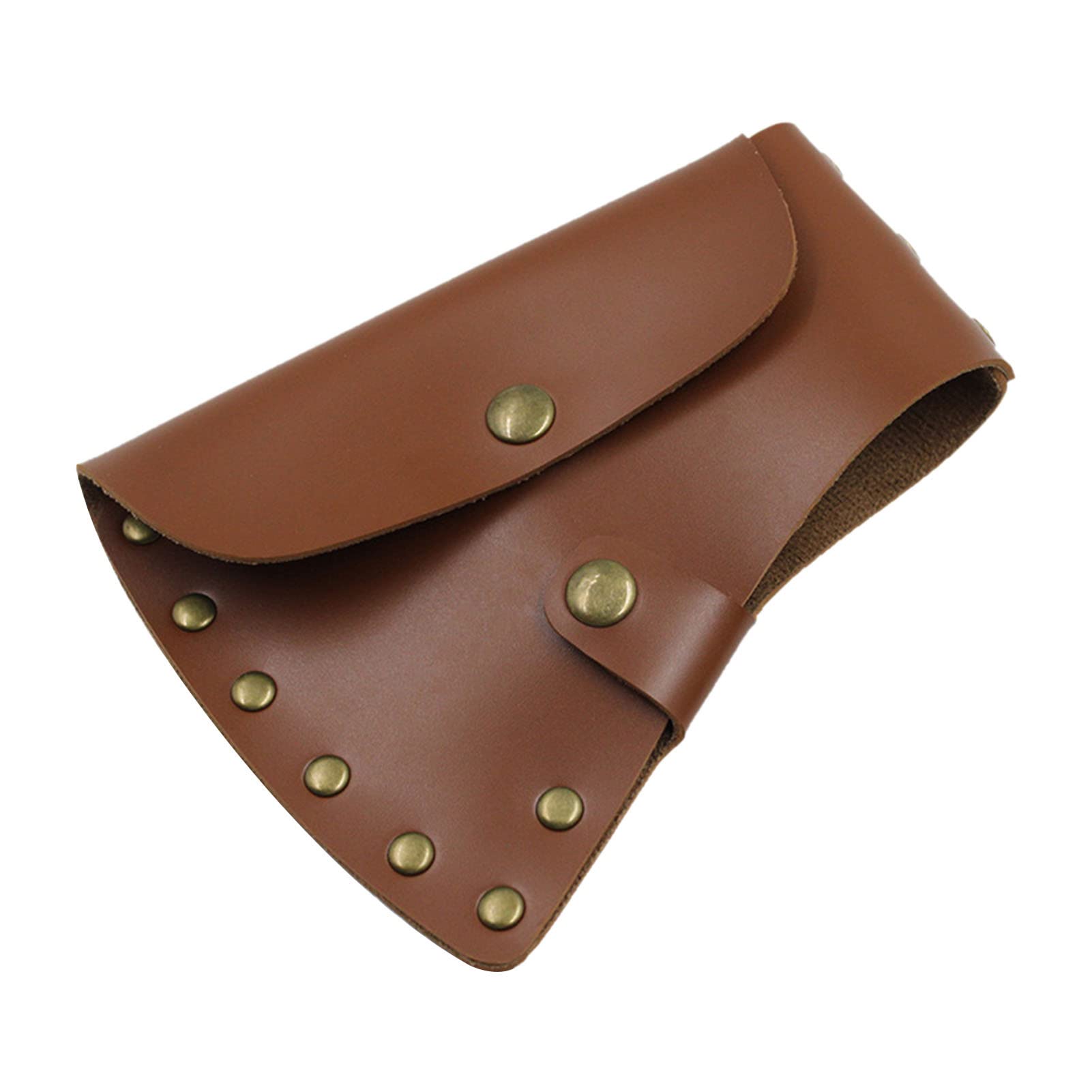 Genikeer 1 Leather Axe Sheath | Hatchet Head | Adjustable Hatchet | Leather Hatchet With Adjustable Belt | Protector Case Camping Accessories Work For Outdoor Work Lumberjacks