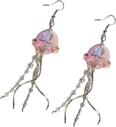 【カ】※クラゲイヤリング Amazon | クラゲイヤリング スターリングシルバー ムーン