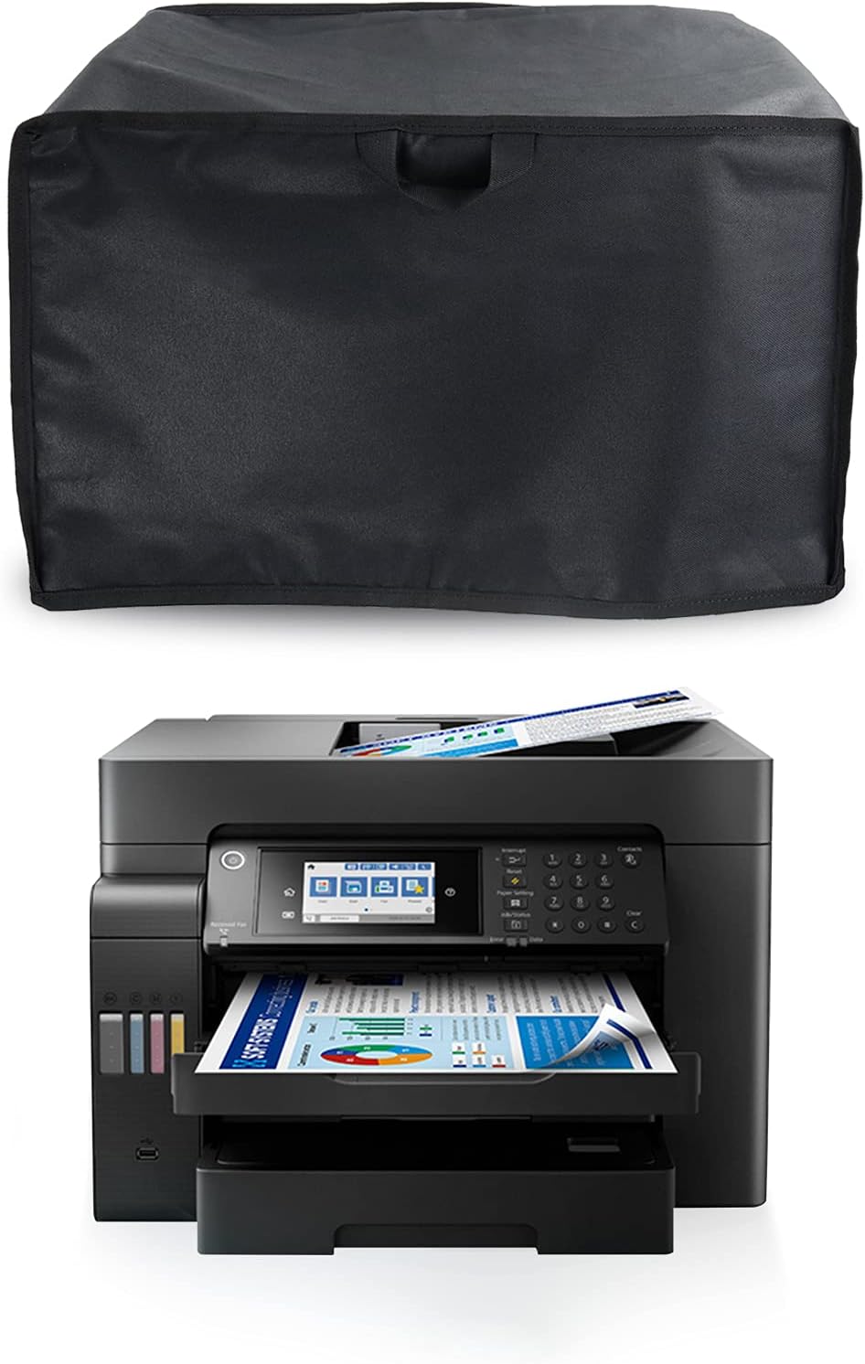 Iptienda Printer Cover, Turntable Dust Cover for HP/Canon