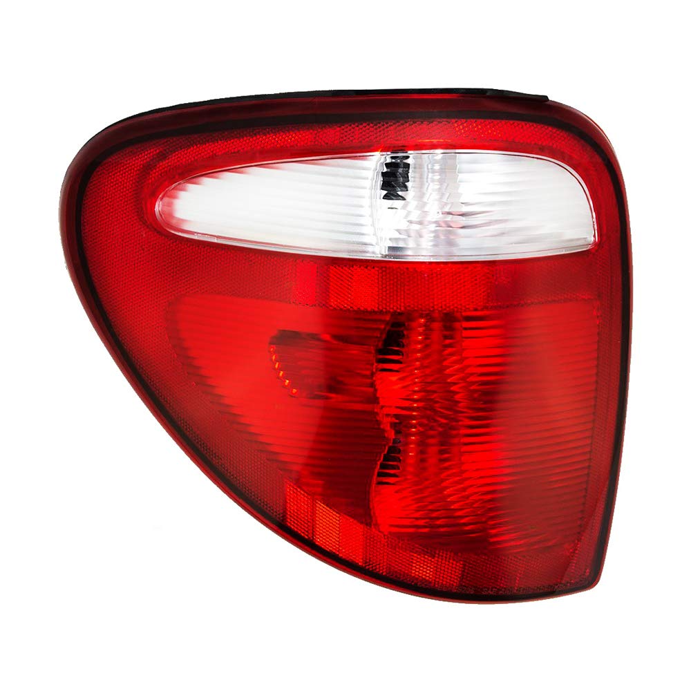 EPIC LIGHTING OE Style Replacement Taillight Assembly w/Connector Plate Compatible with Chrysler Dodge 01-03 Caravan Voyager Grand Caravan Town & Country [ CH2800140 68241333AA ] Left Driver Side
