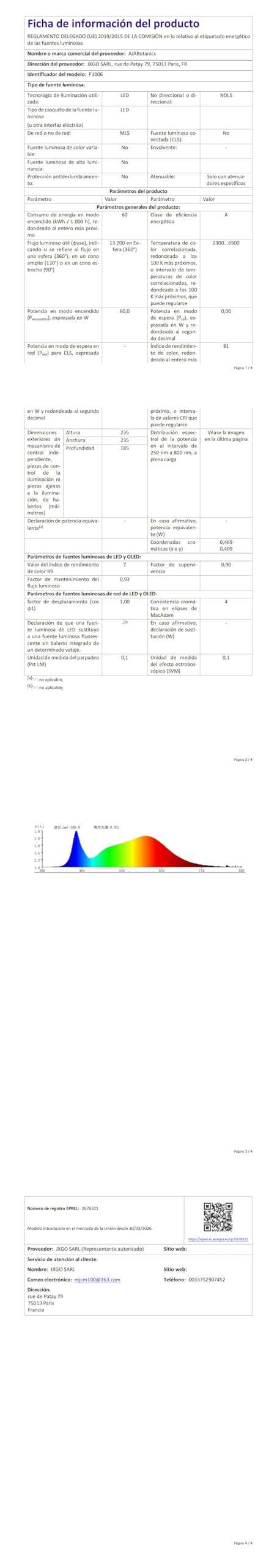 Luz para Plantas Interior 60W, Lámpara de Crecimiento LED Espectro Completo de Pie, Altura Ajustable 216 cm, Regulable 2300–6500K, Temporizador 4/8/12H y Mando, para Plantas Grandes