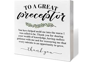 Nurse Preceptor Appreciation Gifts, Wooden Box Sign Desk Decor