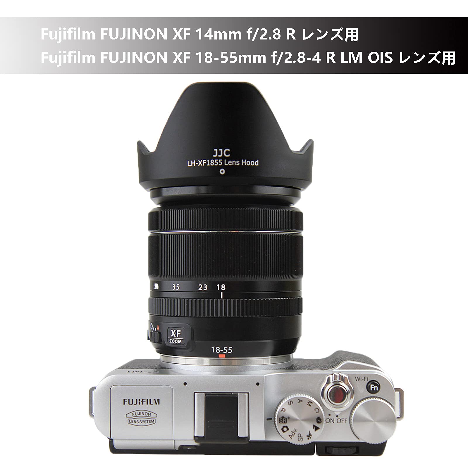 Amazon | JJC 可逆式 レンズフード Fujifilm FUJINON XF 14mm F2.8 R 