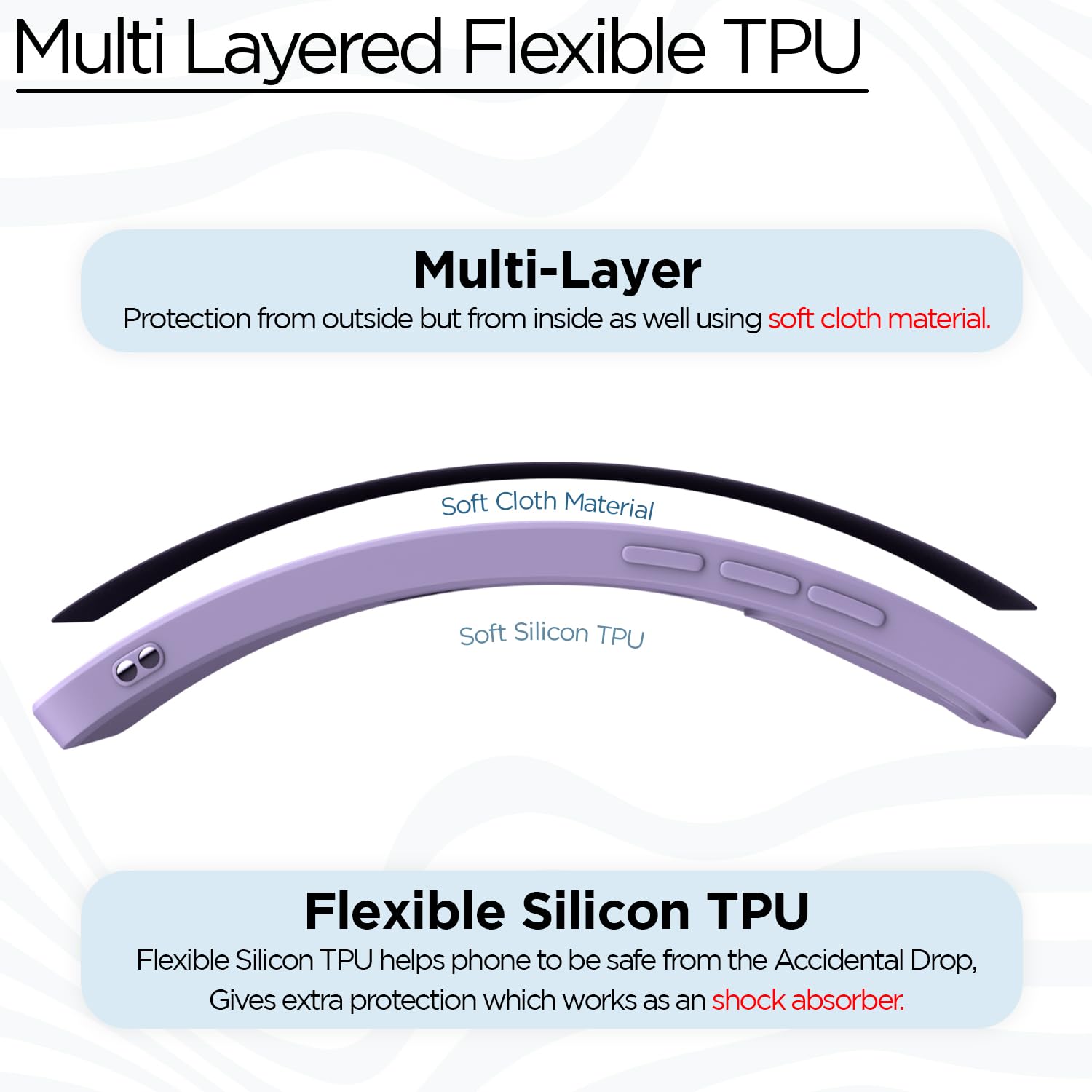 Vivo V23 Pro Case - Purple Silicone Bumper -3