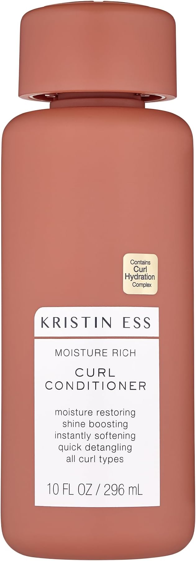 Hair Moisture Rich Conditioner for Curly + Wavy Hair, 10 fl. oz, Vegan, Sulfate, Paraben and Silicone Free, Color + Keratin Safe