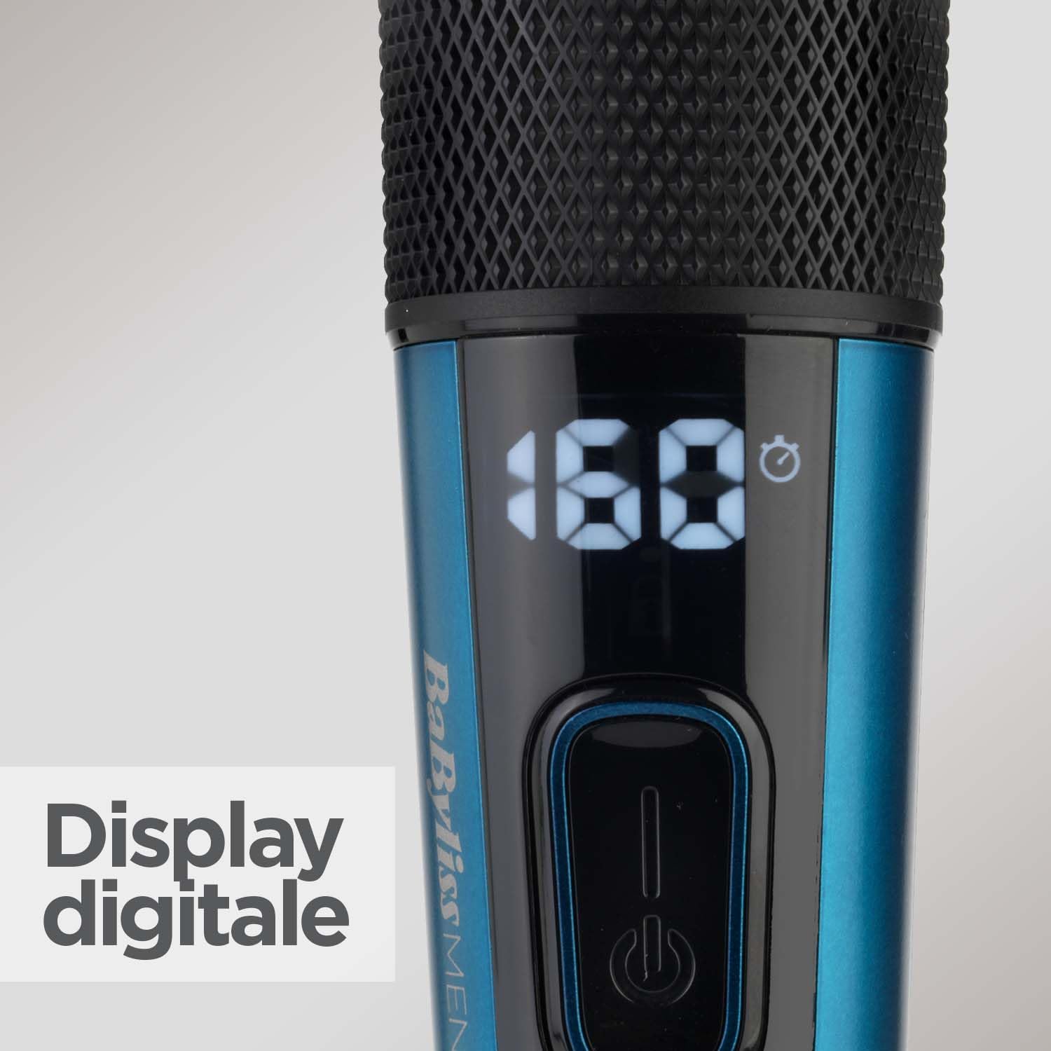 BaByliss Tagliacapelli Japanese Steel, batteria agli ioni di litio, autonomia 160min, Ricarica in 3h, Custodia inclusa, E990E