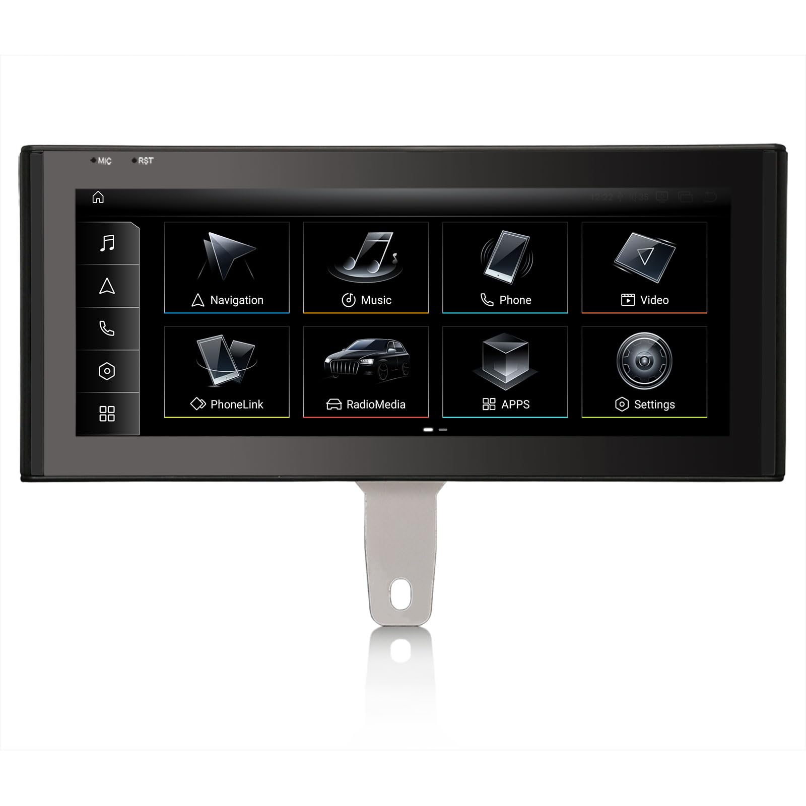 Android 14 Qualcomm 8-rdzeniowy 4 GB 64 GB radio samochodowe do Audi Q3 2013-2016 obsługuje nawigację GPS bezprzewodowa Carplay 10,2-calowy ekran IPS SWC WiFi DSP DAB+ Bluetooth 5.1 Canbus MMI