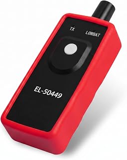 1 PC TPMS Relearn Tool, Auto Tire Pressure Monitor Sensor Reset Tool, Tire Sensor Activation Tool, Compatible with Ford Lincoln Mercury (Red)