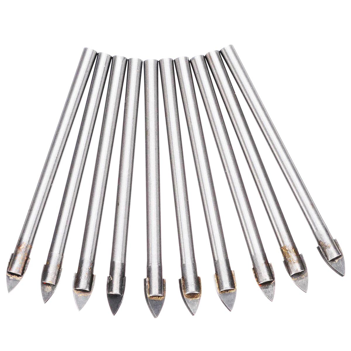 uptodateproducts 10pcs 6mm Tip Glass Ceramic Tile Drill Bits Head Tungsten Carbide Drilling Bit (B09HKCGFLM) Amazon Price History, Amazon Price Tracker