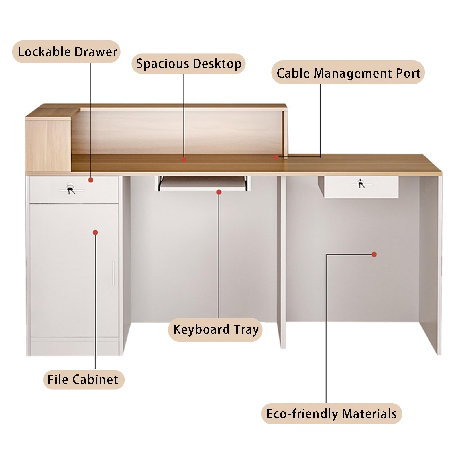 Modernwith Ders & Wooden Design per piccoli saloni Beau Negozi Negozi Uffici 140cm/55in