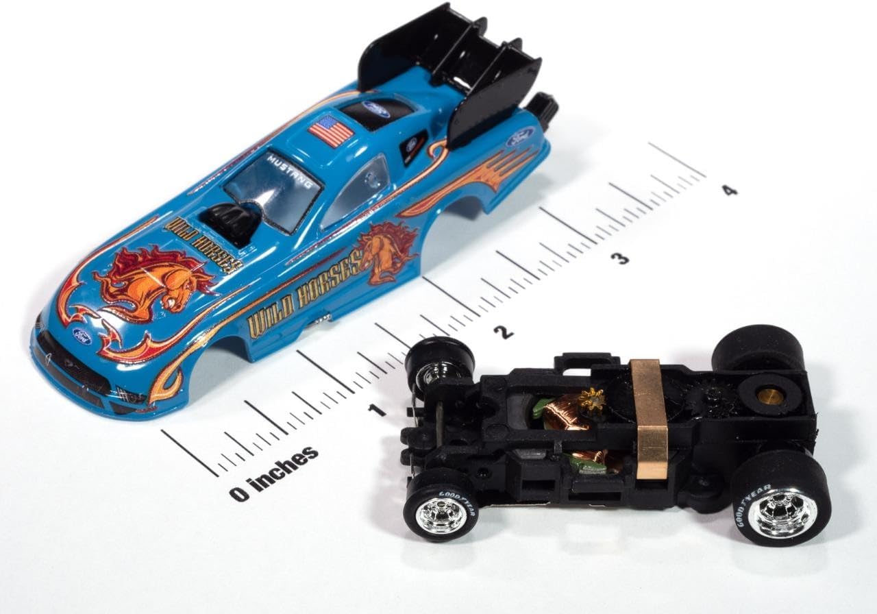 SC421-1B Auto World 4Gear 2022 フォード マスタング GT ワイルドホース FC HO スケール スロ