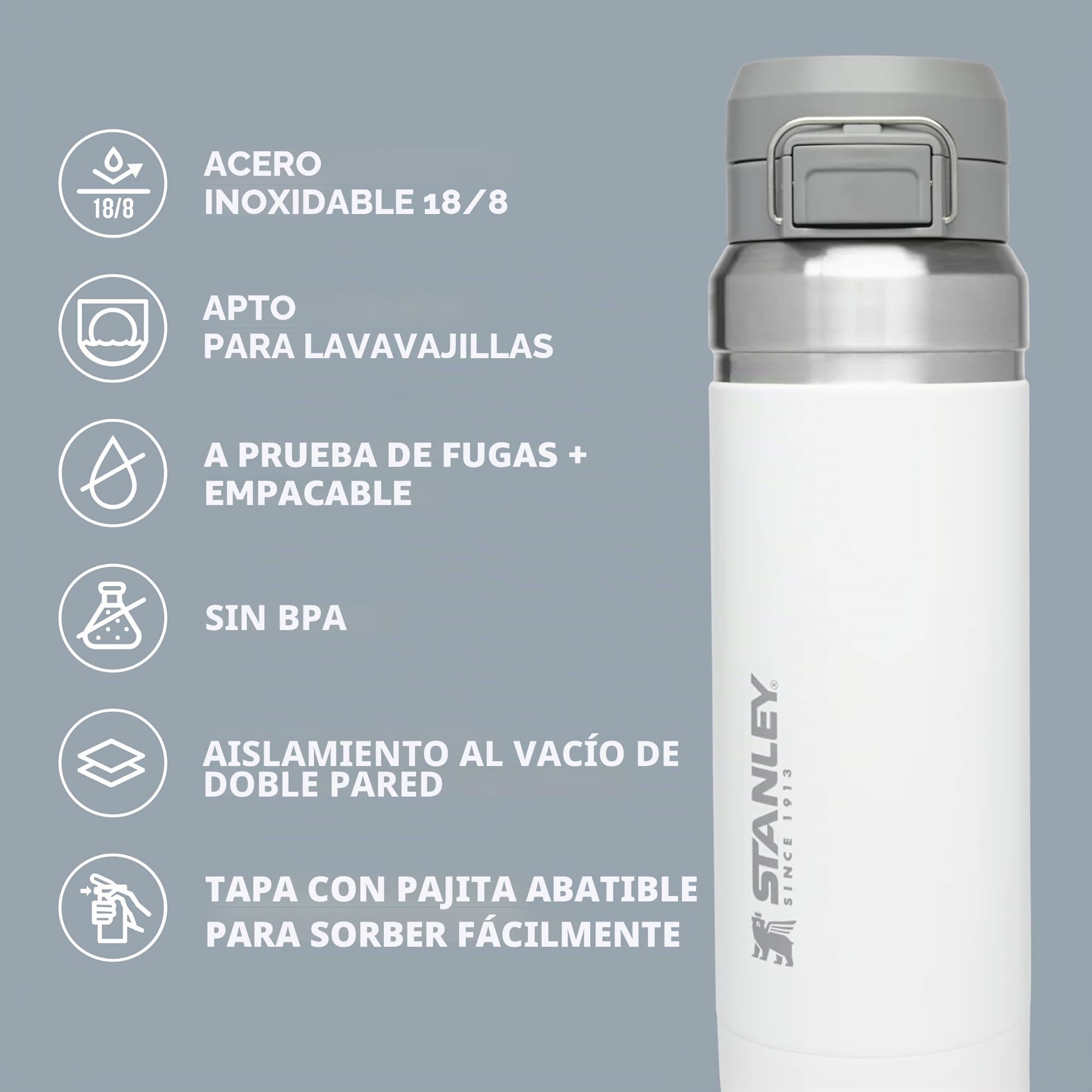 Stanley Botella Quick Flip GO de 24 onzas