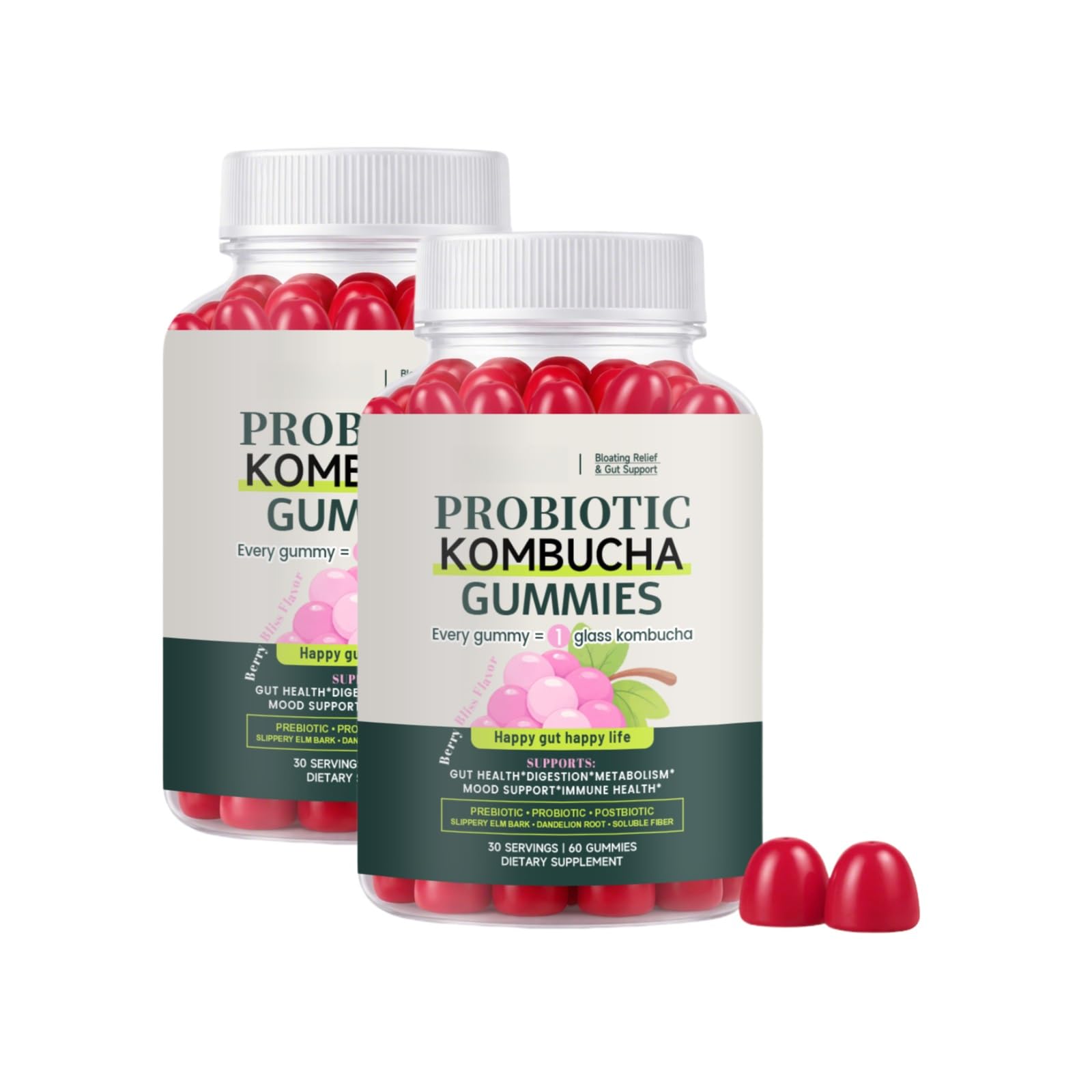Gummies santé intestinale contre les ballonnements pour soulager l'estomac et la digestion - 8