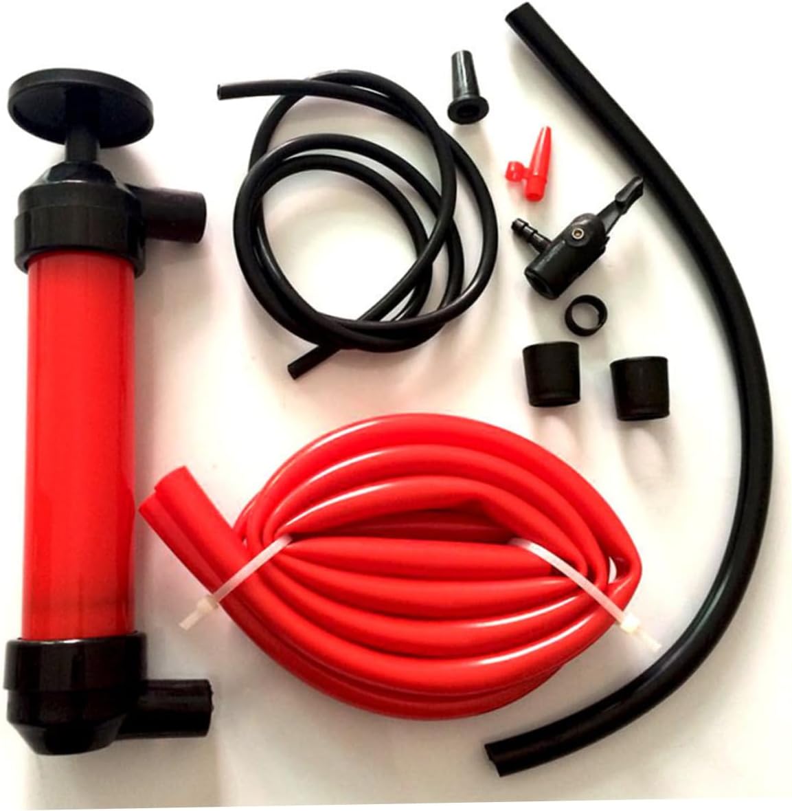 LIFKOME Manual Sucker Pump for Oil Water and Fuel Transfer Multi-use Hand Pump for Cars Motorcycles and Boats Lightweight for Easy Liquid Extraction