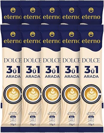 Eterno 3  1 Arada Dolce Kahve 16g - 10lu Paket