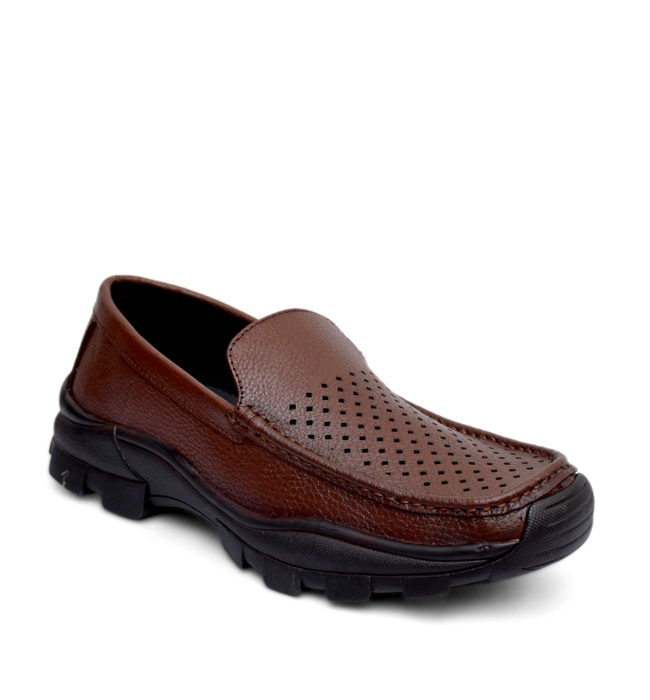 Ostr Men Genuine Leather Formal Slipon Shoe Brown (B08XMCPB61) Amazon Price History, Amazon Price Tracker