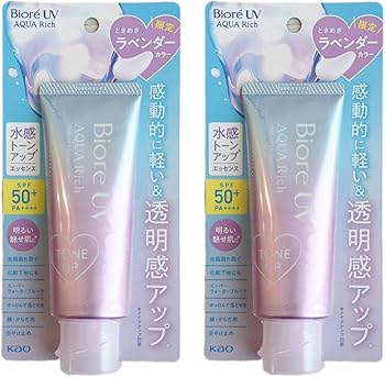 日焼け止め Biore Aqua Rich Tone Up 80g Amazon.co.jp: 【2個】ビオレUV アクアリッチ トーンアップ エッセンス