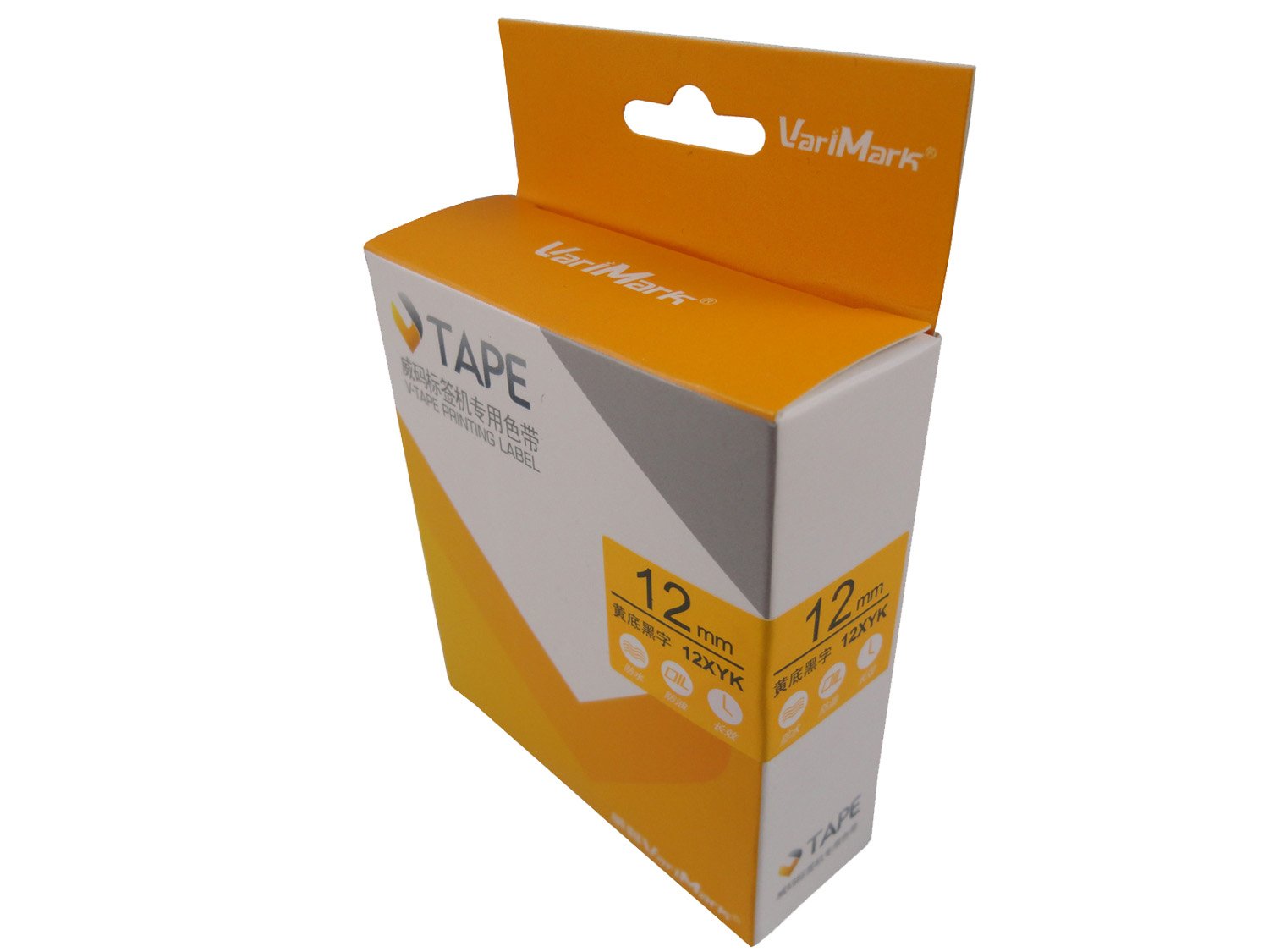 1/2" Yellow Label Cartridge