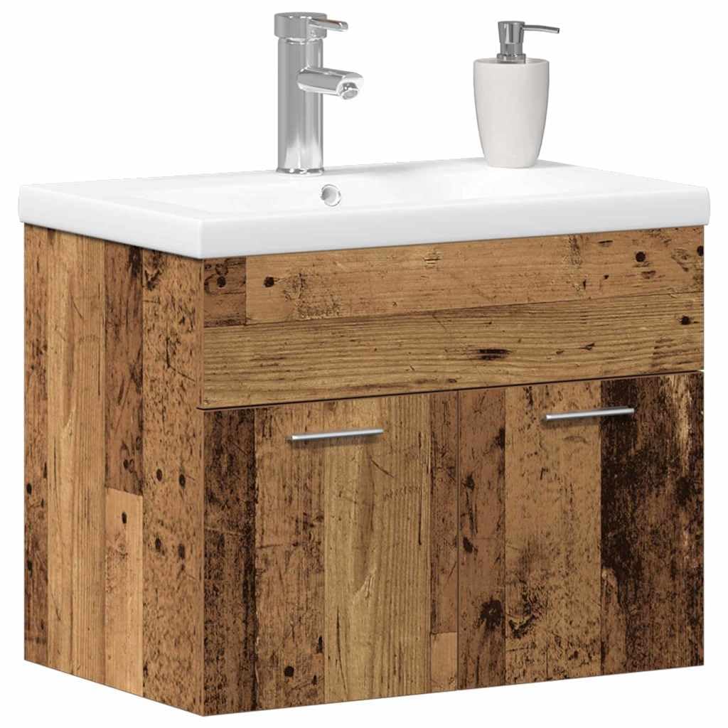 Szafka łazienkowa montowana na ścianie, materiał drewnopochodny, nowoczesny design z 2 szufladami, trwała, nośność 60 kg, idealna do łazienki, toalety dla gości, organizer na artykuły toaletowe