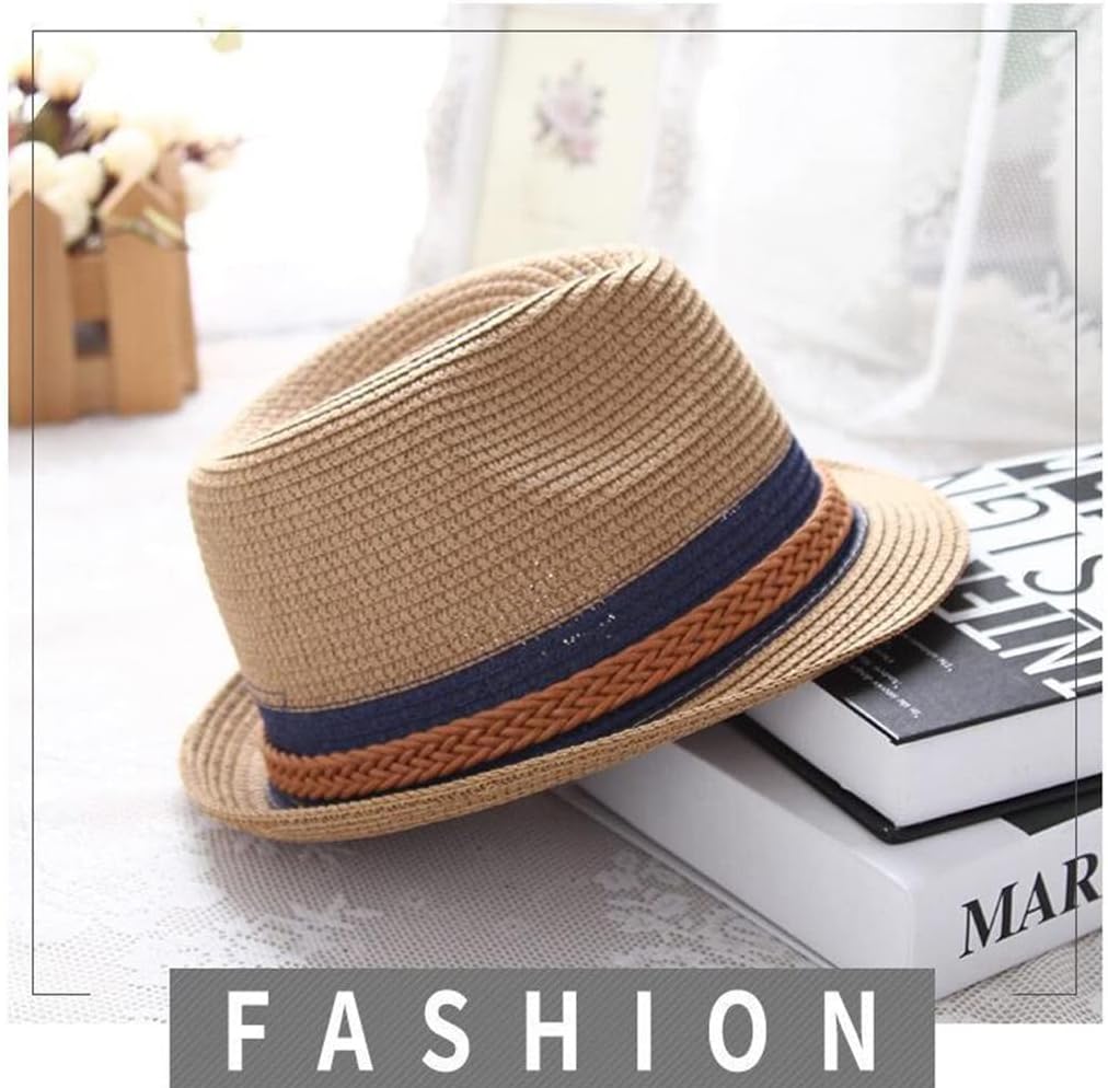 Jazz Women Hat Beach Men Sun Casual Panama Male Cap Hemp Rope Patchwork Striped Visor