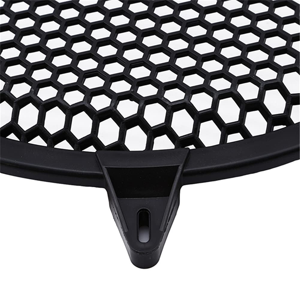 Couverture Haut-parleur Décorative 2 Grilles De Haut-parleur 8 Pouces En Acier - Couverture Décorative Pour Enceintes Voiture, Primaire Enceinte Plafond Bluetooth