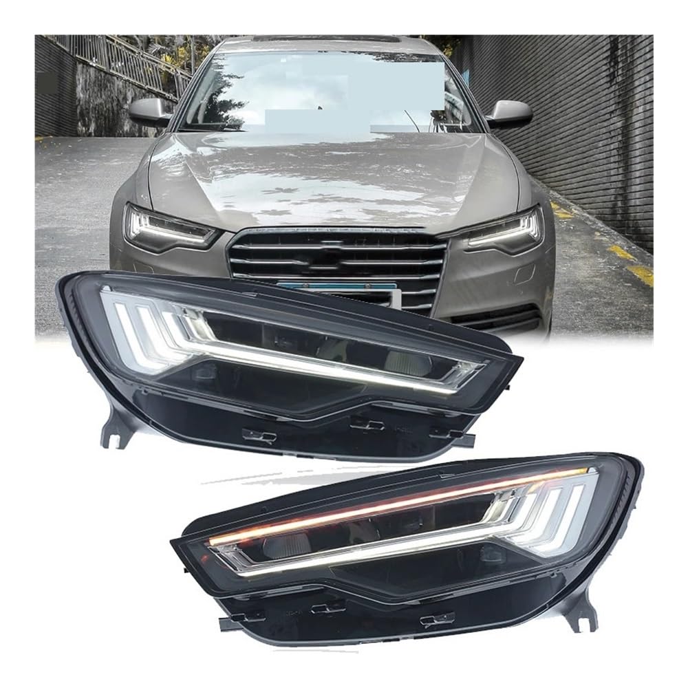 Faros principales Coche Para A6 A6L C7 2012-2018 Actualización LED