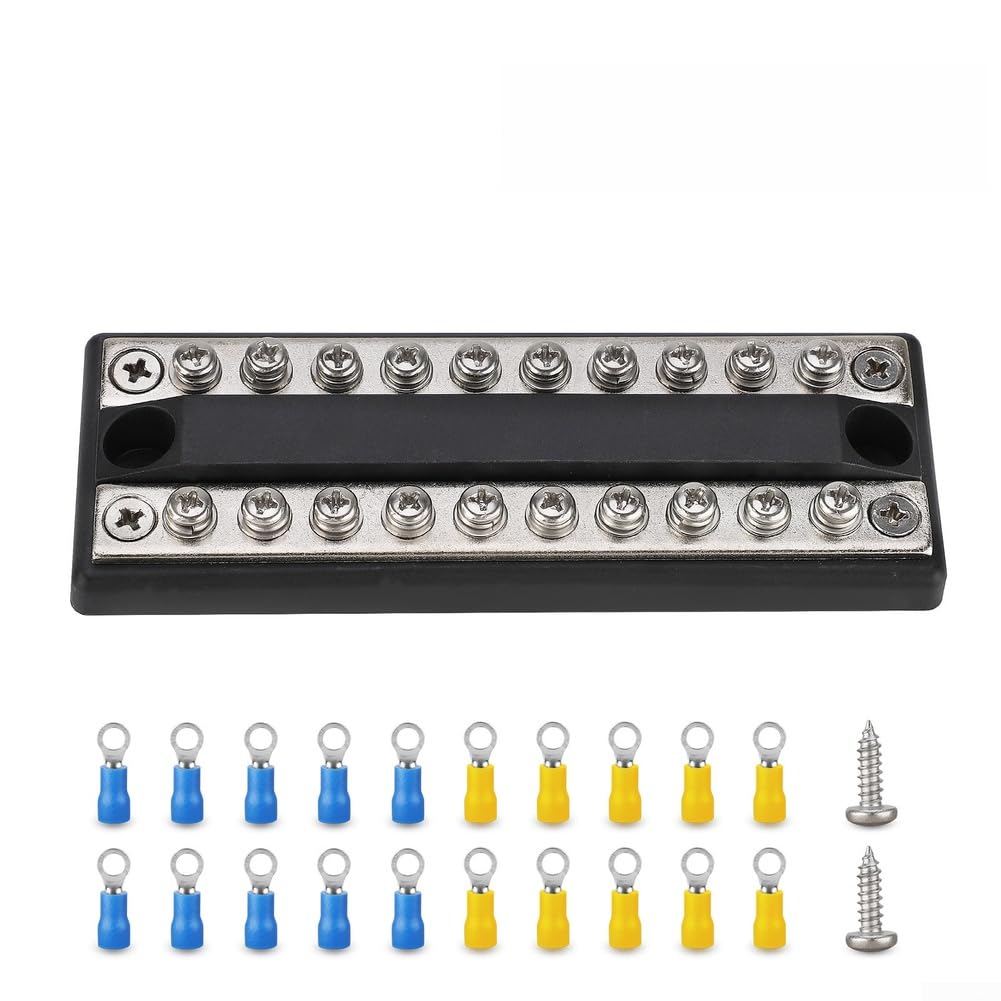 Barra Colectora Dual RV 5 Circuitos 100A Cobre(10 Circuits)