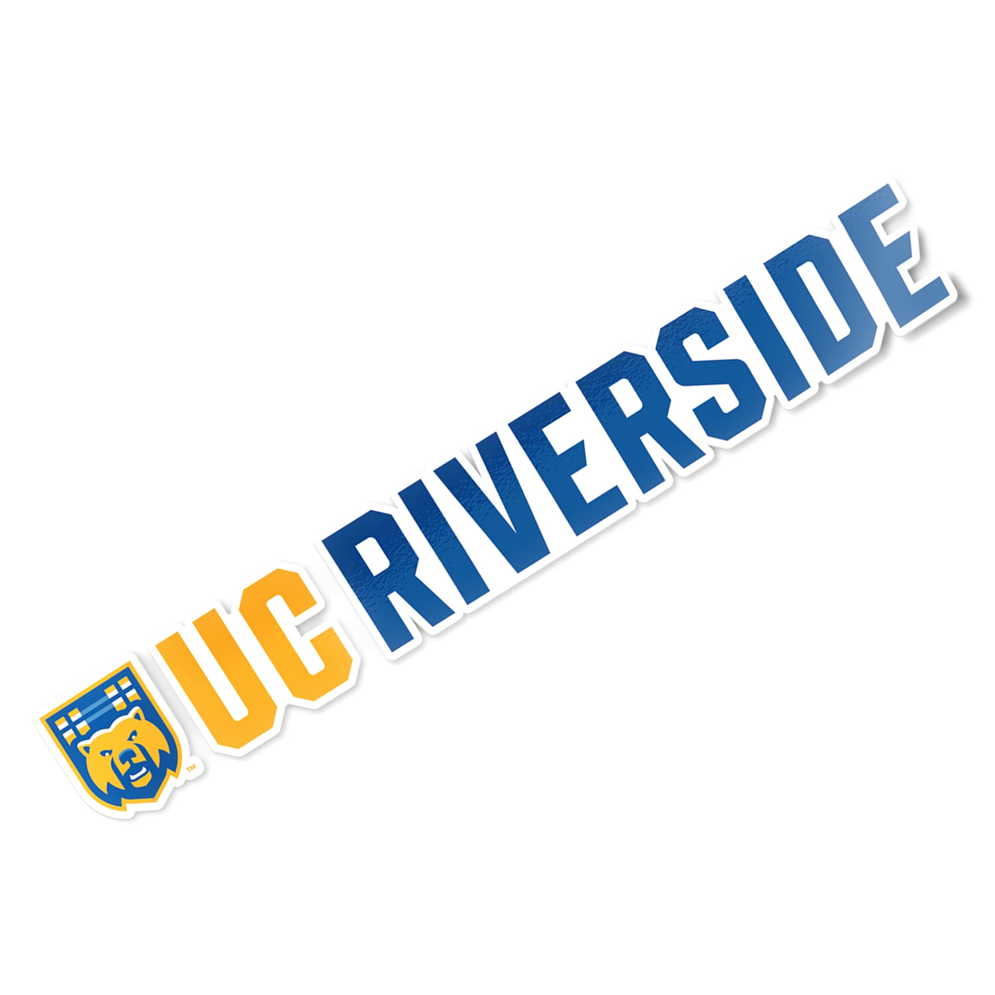 Desert Cactus University of California Riverside Sticker UCR Highlanders Name Logo Vinyl Decal Laptop Water Bottle Car Scrapbook (8 Inch Sticker)