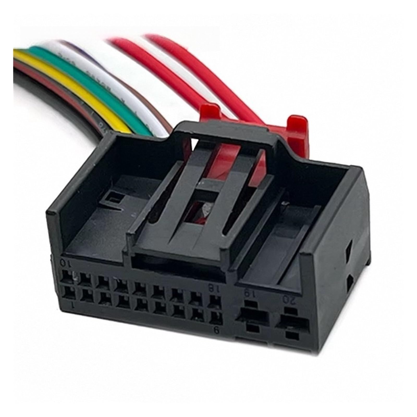 YWZBQL 1 Pc 20 Pin Auto Motor 1K0971975 Air Conditioning Controller p/Lug Wire Harness Car Connector 1-1394805-1 1-1394803-1(20 Pcs)