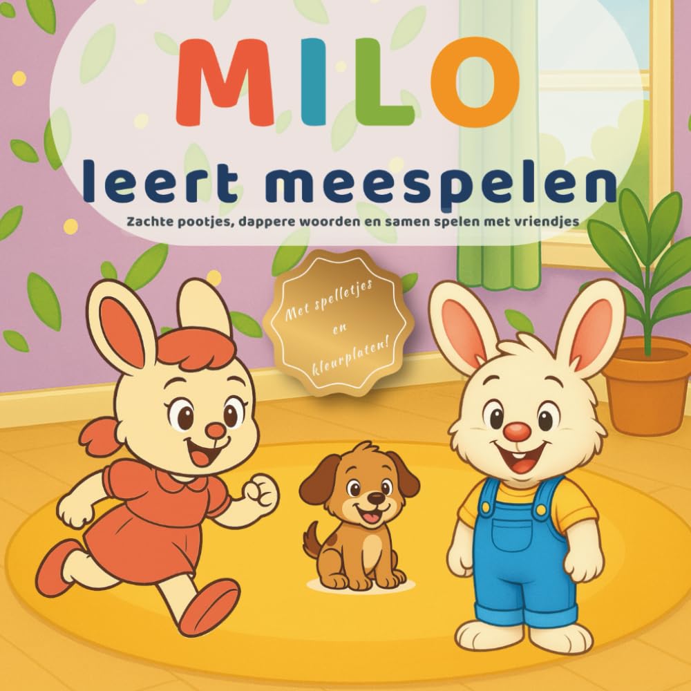Milo leert meespelen: Een lief prentenboek over verlegen zijn, vriendjes maken en samen spelen (3–6 jaar) (De kleine lessen van Milo)