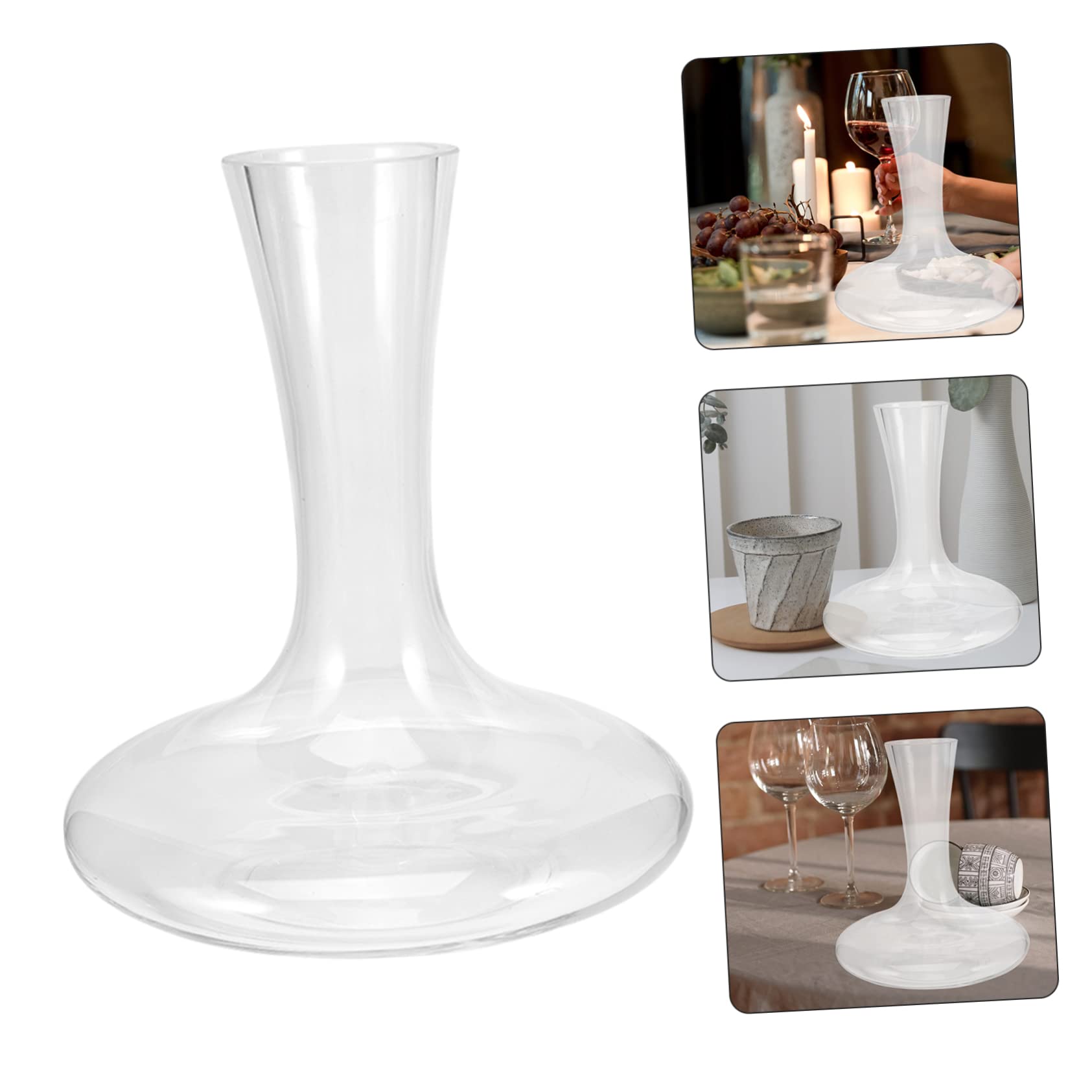 Cabilock Decantador De Vino De Jarra De Vino Diseño Elegante Ligero y Práctico Vodka Whisky