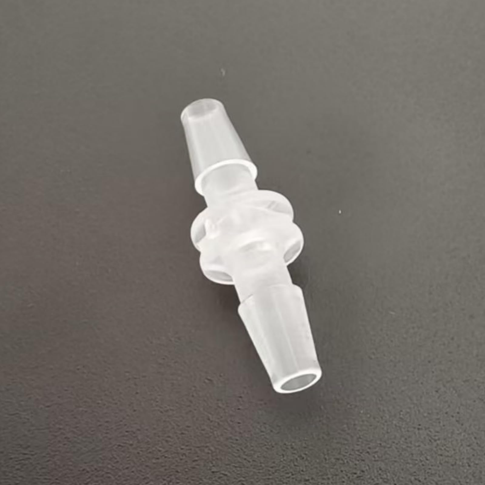 Paquete de 50 accesorios de púas rectos iguales de plástico PP transparente for maquinaria de laboratorio y alimentos - Conectores de manguera duraderos(3.2mm 1/8inch)
