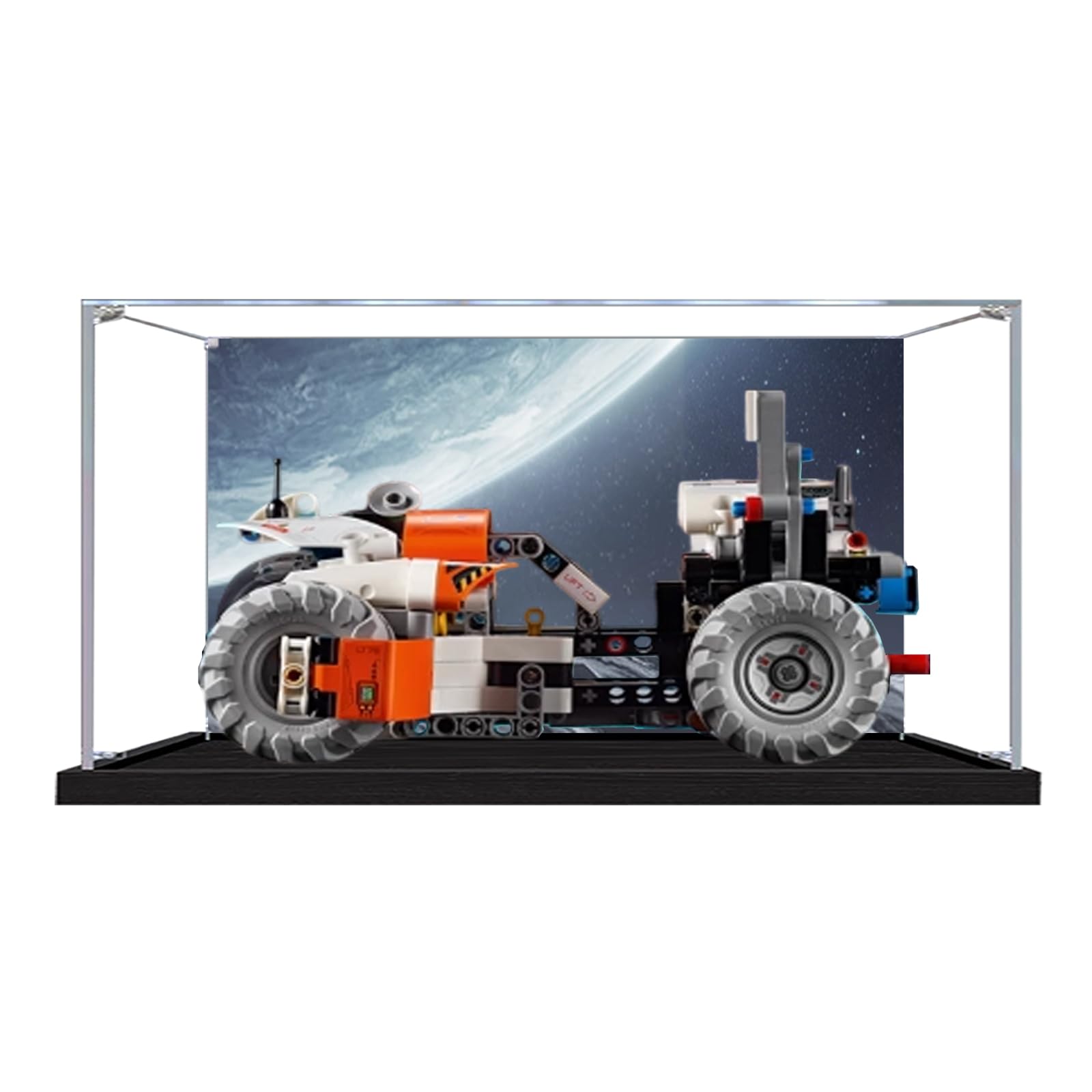 Acrylic Display case for Lego 42178 Space Surface Loader - dustproof with uv Protection,C…