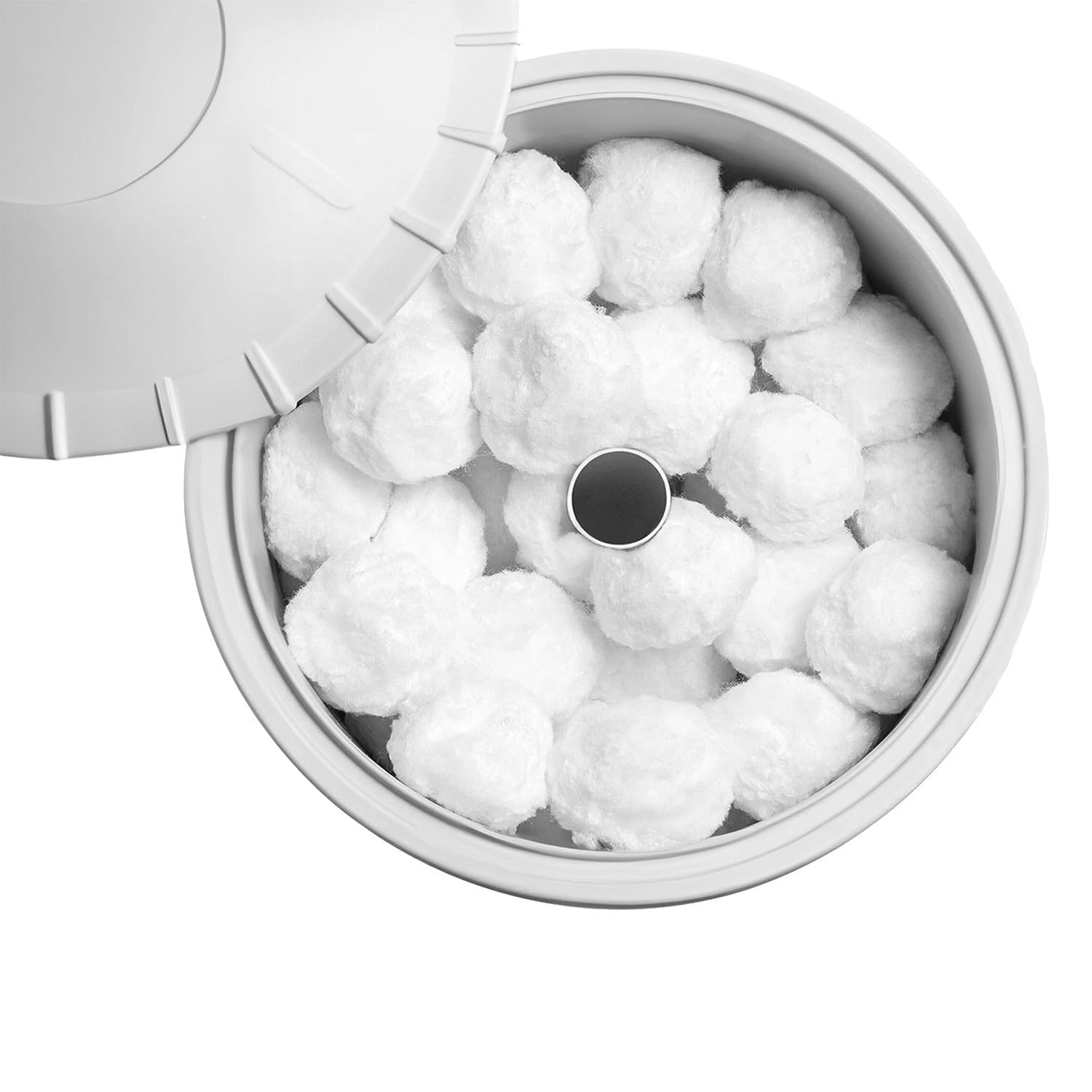 Piłki filtrujące do basenu 500 g – zamiennik 18 kg piasku filtrującego, do filtra piaskowego, nadający się do prania materiał filtrujący do pompy basenowej i filtra basenowego
