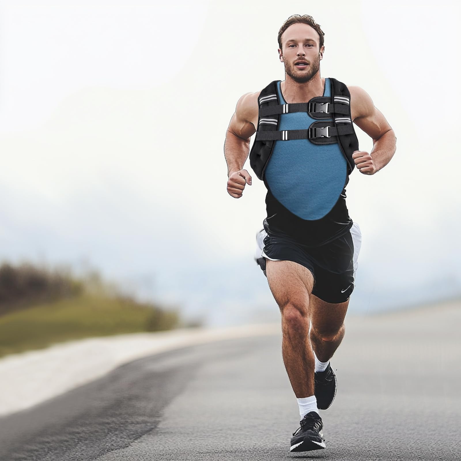 12lbs Weight Vest, Rucking Vest for Women, Men, Walking, Weight Loss, Training, Running