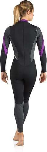 Miniatura 2 de Cressi Traje de neopreno Lady con cremallera frontal completa de 0.098 in para esnórquel, natación y actividades acuáticas, Bahia Flex, diseñado en