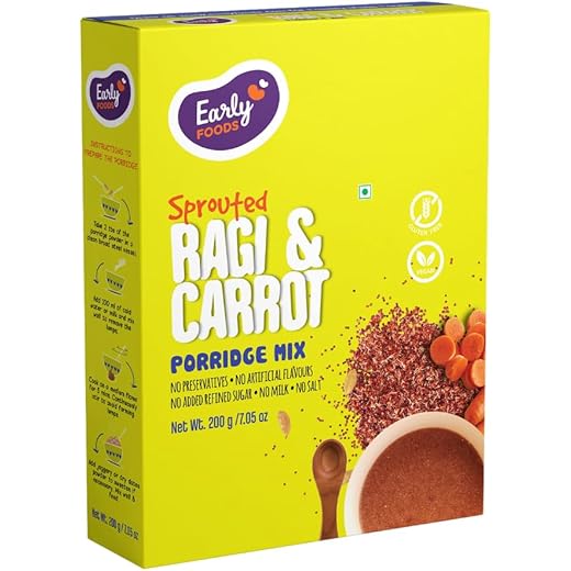 Early Foods Ragi Carrot Porridge 200g