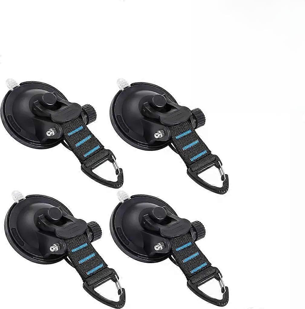 JOYHAPPST 4 Pieces Suction Cup Hooks Extra Strong, Suction Cup Anchors, Suction Cup Hooks