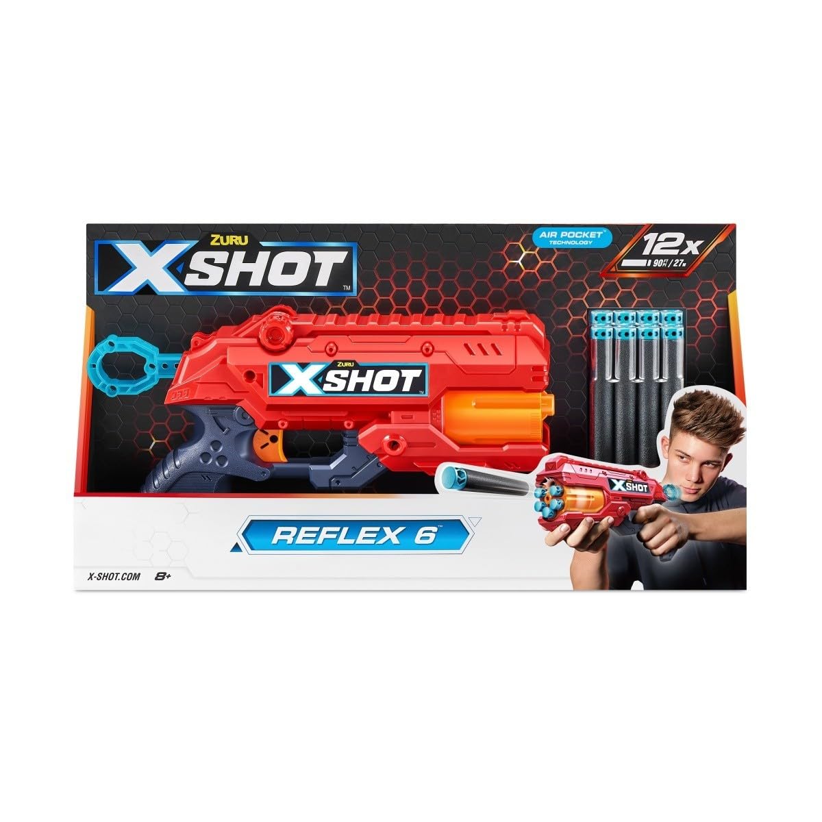 Amazon.com: LUXURIATE X-Shot Excel Double Reflex 6 Foam Dart