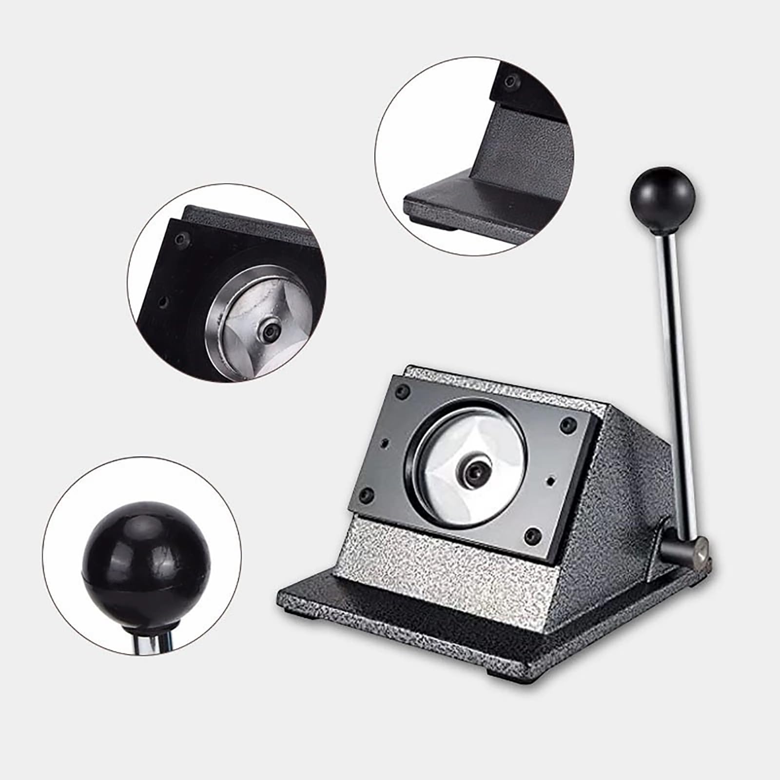 Máquina troqueladora para chapas de 44 mm, Herramienta de perforación gráfica para Papel de hasta 300 Gramos, Manualidades y proyectos de Bricolaje.
